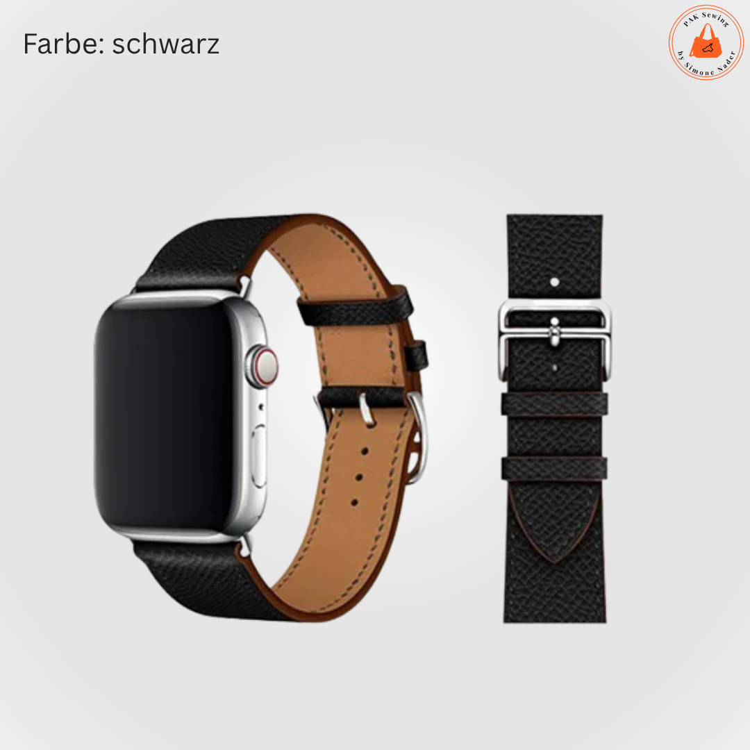 Echtleder Armband für Apple Watch - handmade – Bild 4