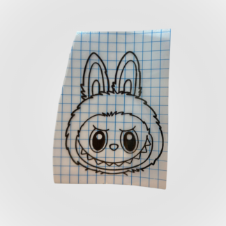 Sticker - Labubu Kopf