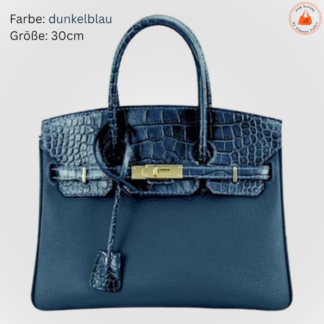Echtleder Tasche - Large - Kroko Details - verschiedene Farben - B**inspired