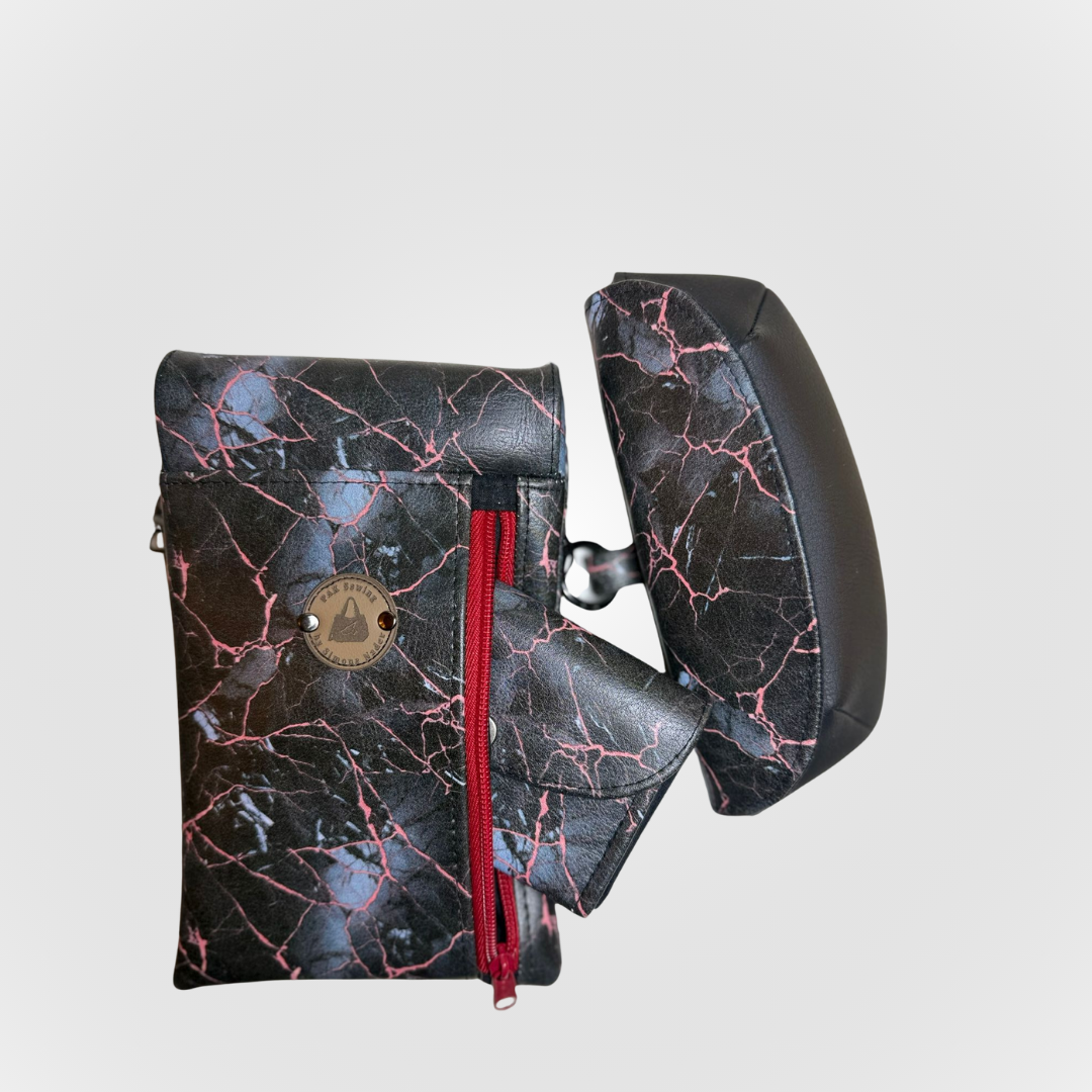 Tuani - Marmor Schwarz/Rot – Bild 5